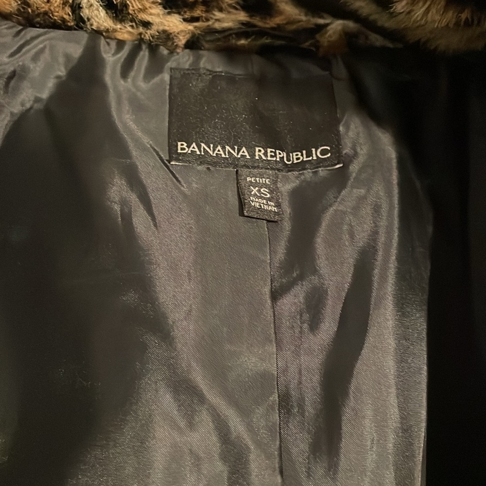 Banana republic leopard print jacket!